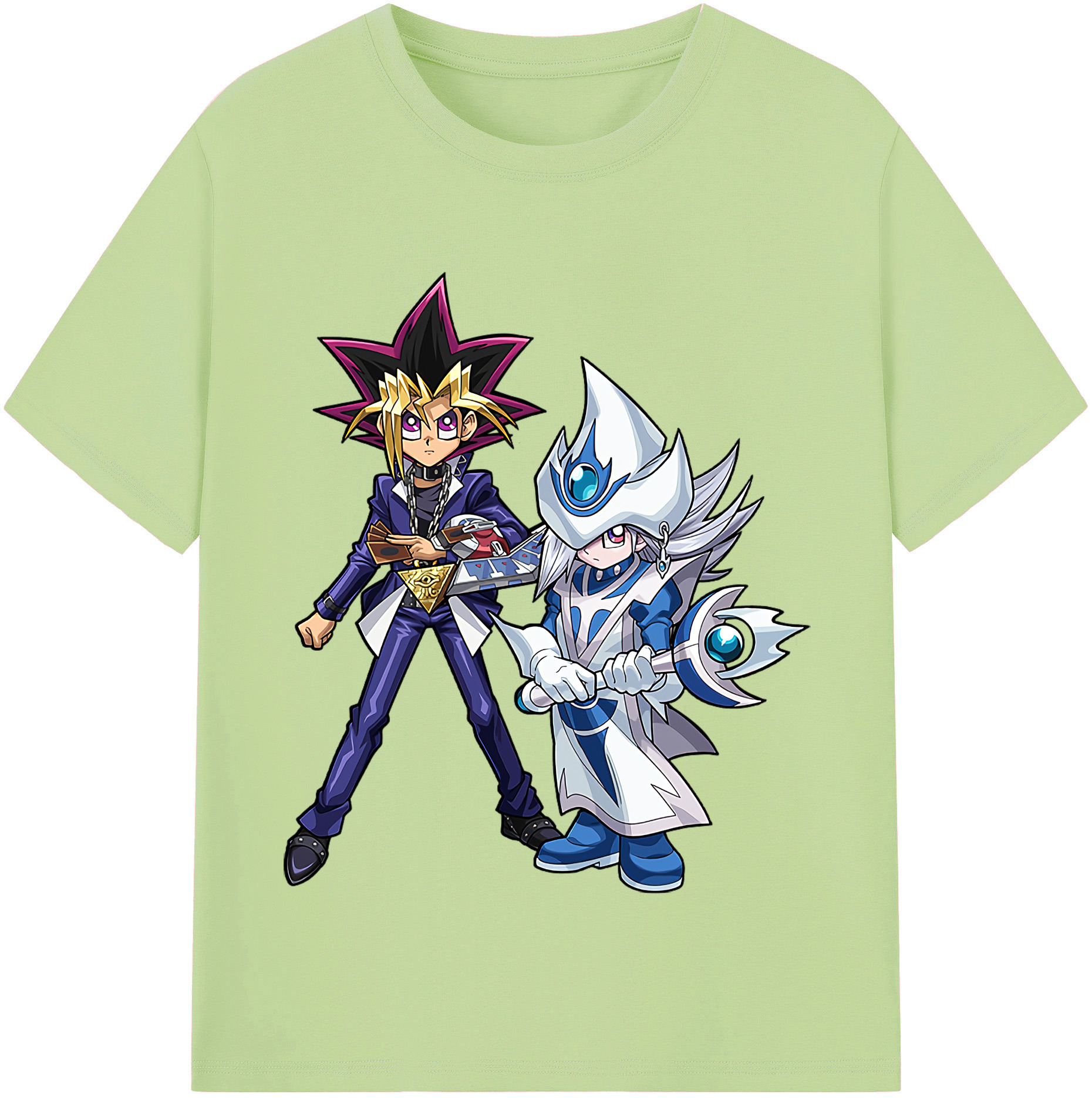 （画像用） 遊☆戯☆王 Yu-Gi-Oh! 綿100％半袖Tシャツ（フロントプリント）